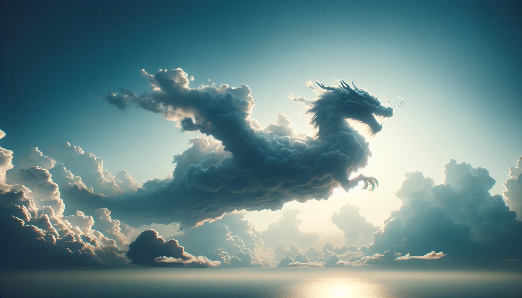 龍の形をした雲