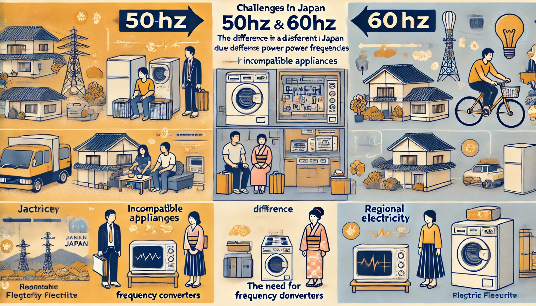 A-visually-informative-image-that-illustrates-the-challenges-of-moving-to-a-different-region-in-Japan-due-to-the-difference-between-50Hz-and-60Hz